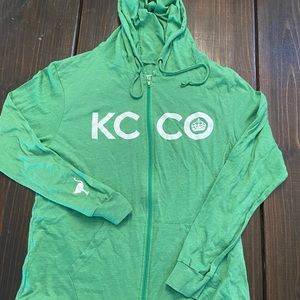 Chive KCCO light hoodie. Full zip. Size XL. Lightly used
